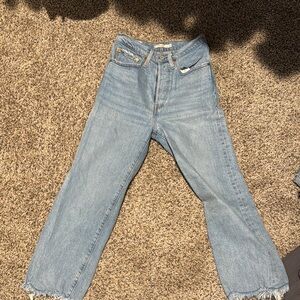 Levi Ribcage Blue Women's Jeans